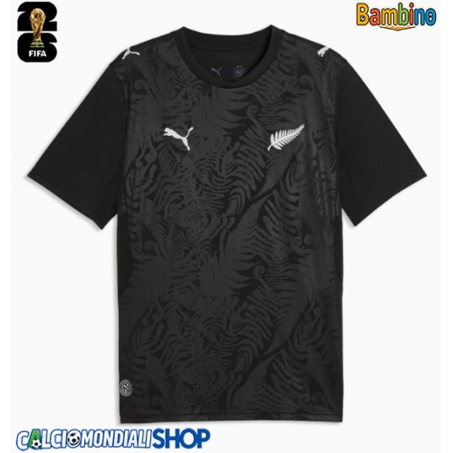 Maglie da calcio Nuova Zelanda Seconda Maglia Bambino Mondiali 2026  Manica Corta + Pantaloni corti)